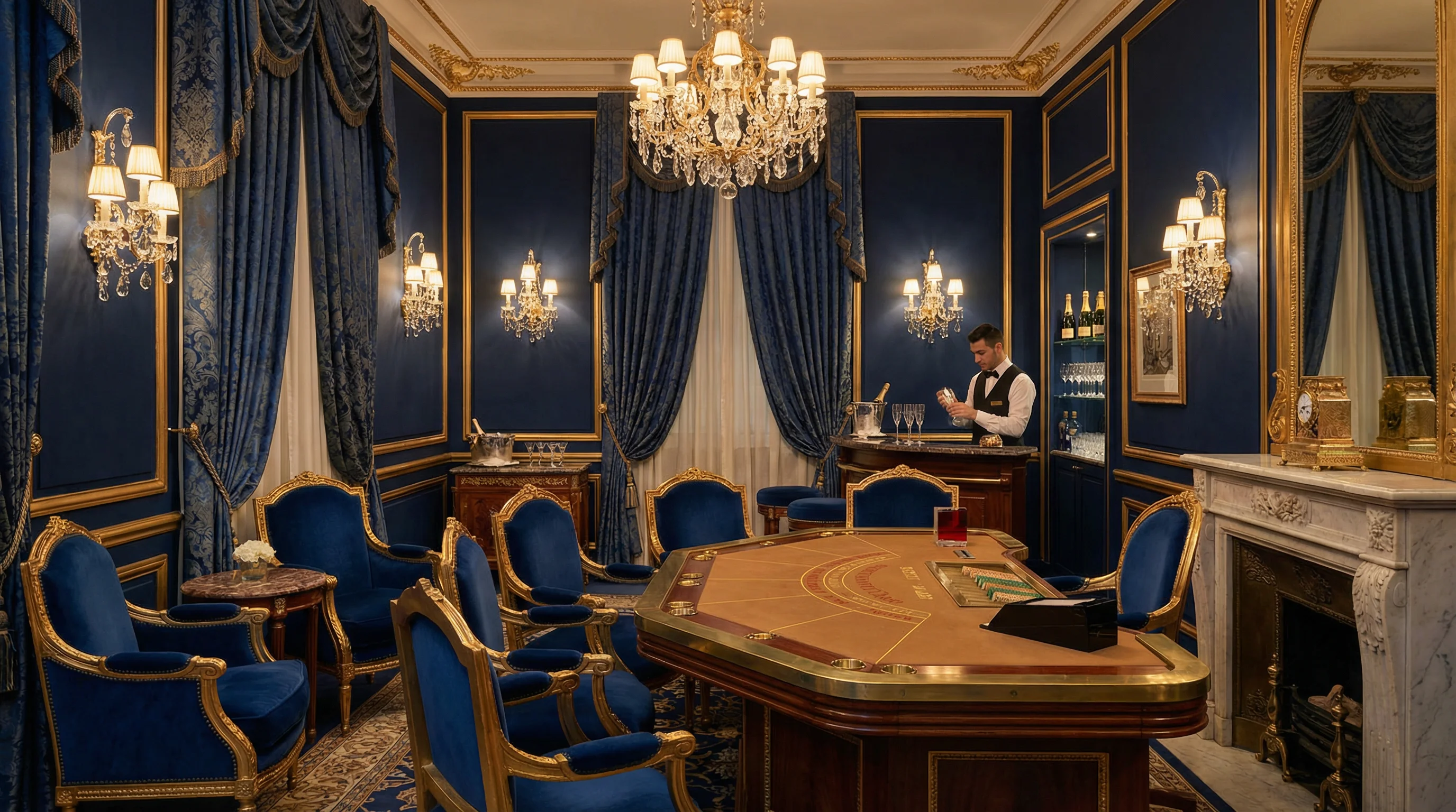 贵宾包厢场景展示，尽享 百家乐 的奢华体验